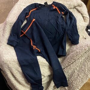 Helly Hansen Dark Blue Top with Orange Detail